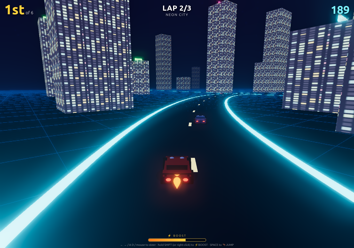Turbo Racer gameplay